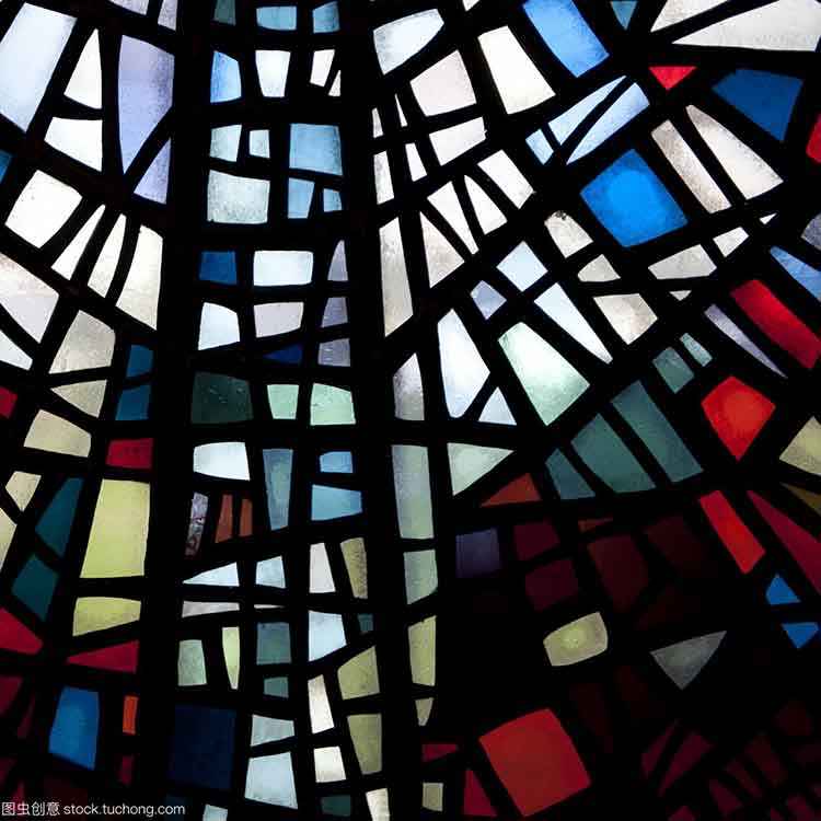 桂林手绘教堂彩绘玻璃