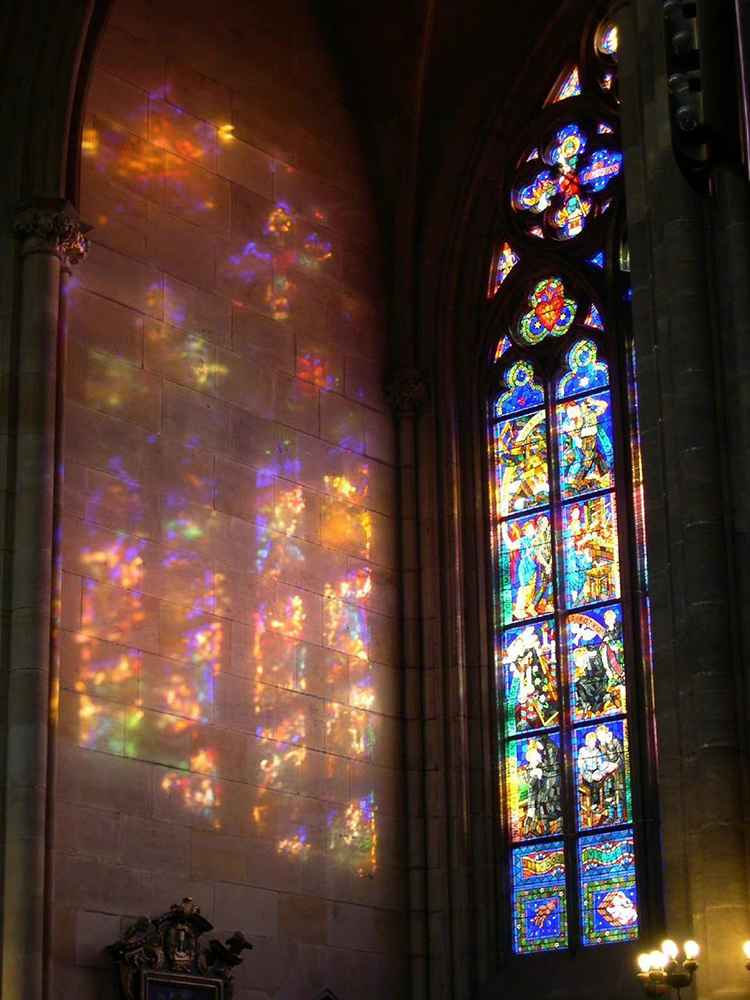 温州手绘教堂彩绘玻璃