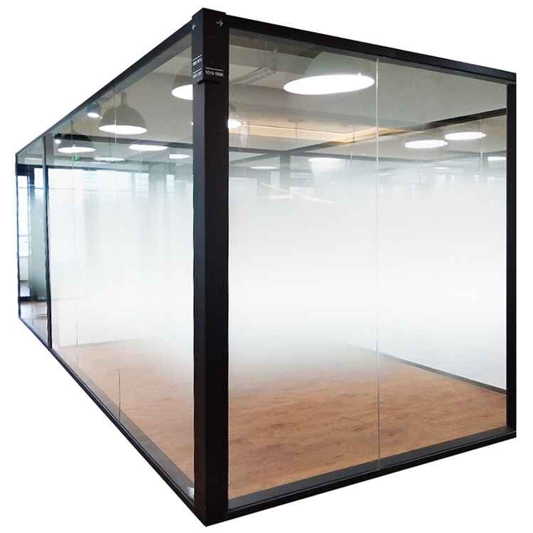 会议室过道门静电图案渐变玻璃