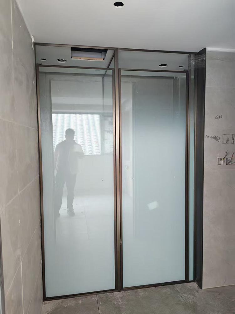 会所山水画夹娟夹丝玻璃