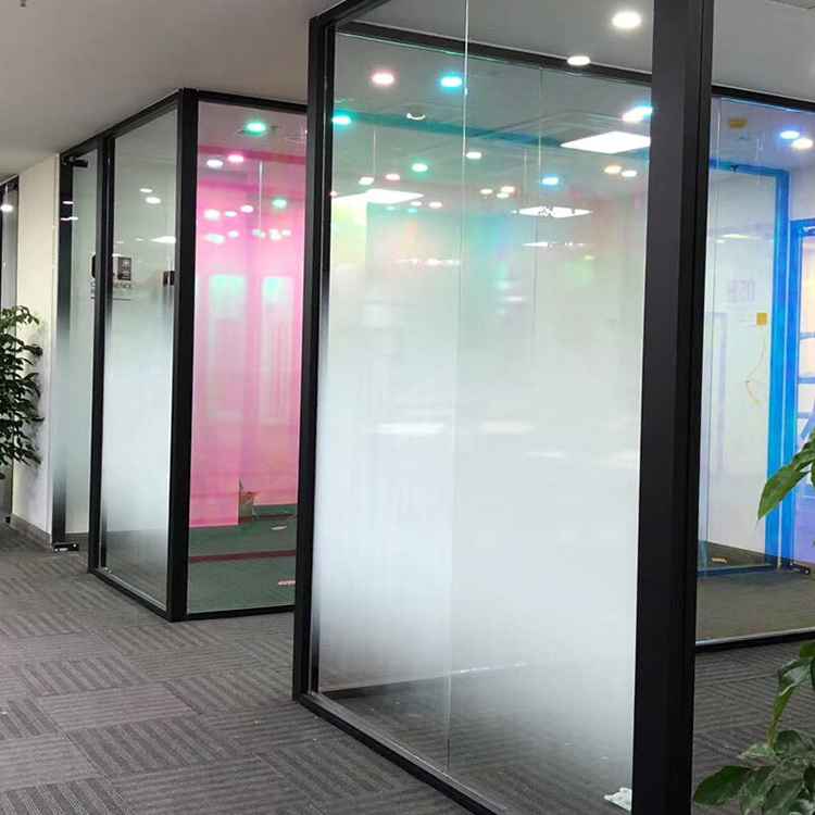 几何渐变线条办公室渐变装饰玻璃
