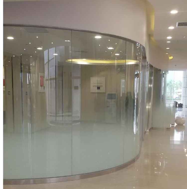 半透明圆点酒店商场幻彩炫彩渐变玻璃