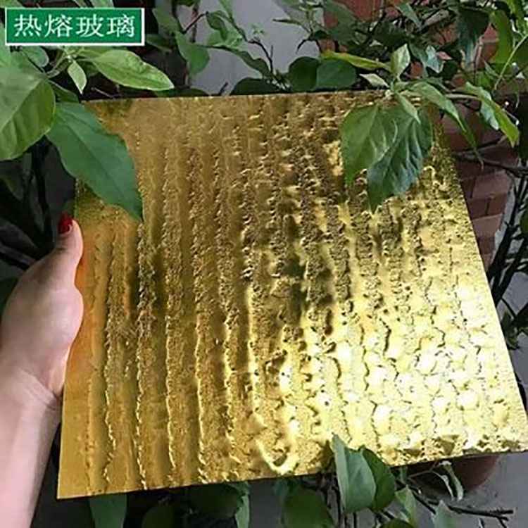 艺术隔断墙热熔热弯玻璃