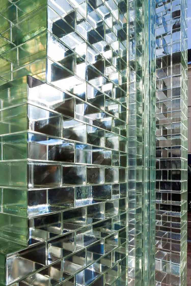 弧形墙玻璃砖