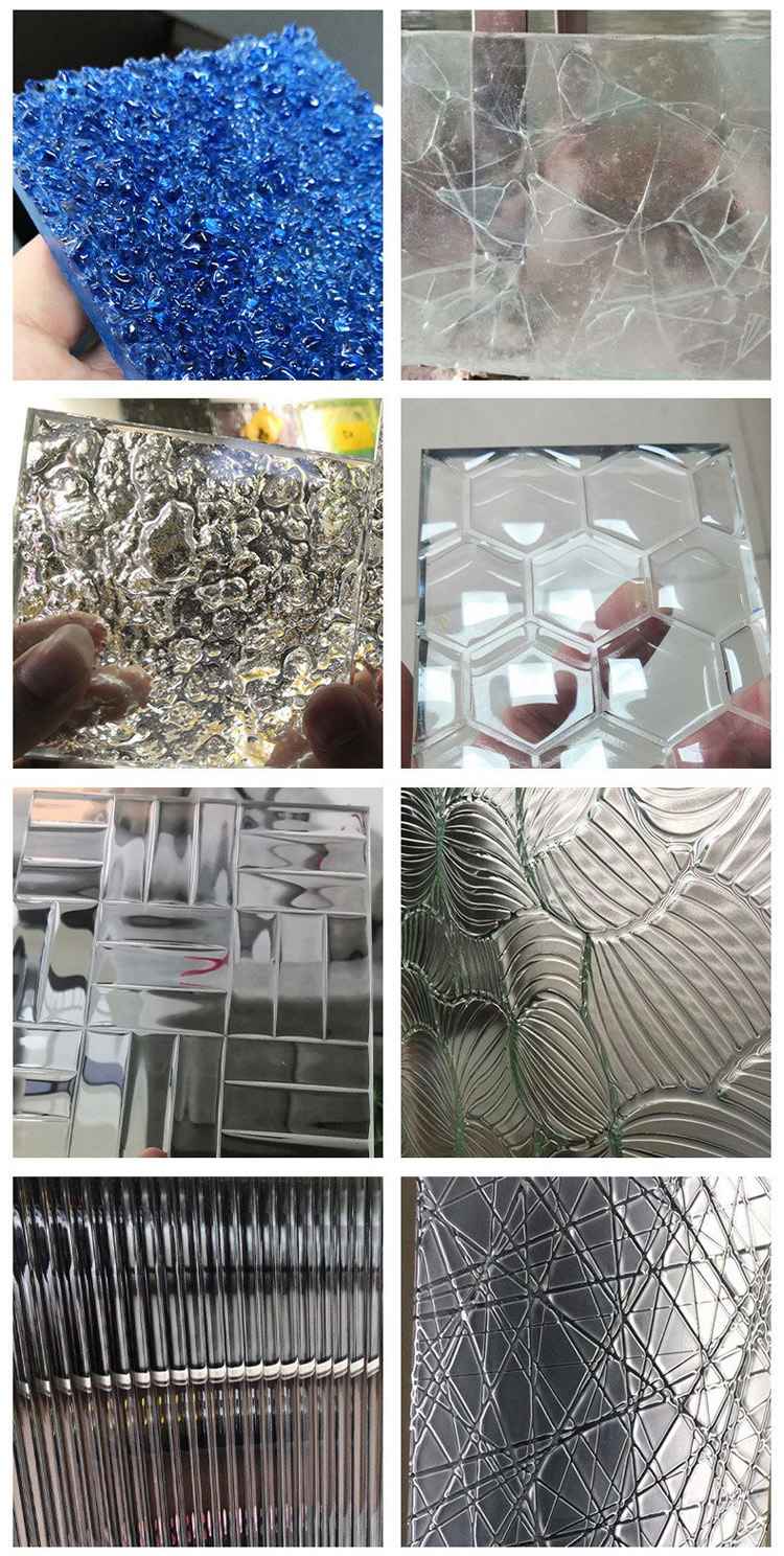 超白透明方形卫生间热熔玻璃