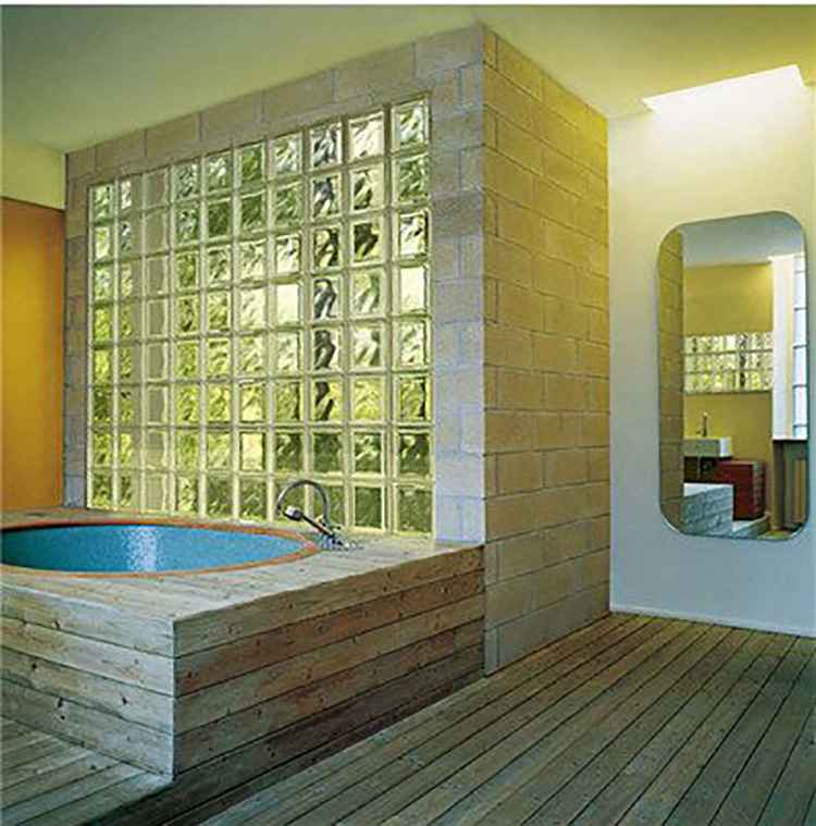 超白家用浴室卫生间玄关玻璃墙