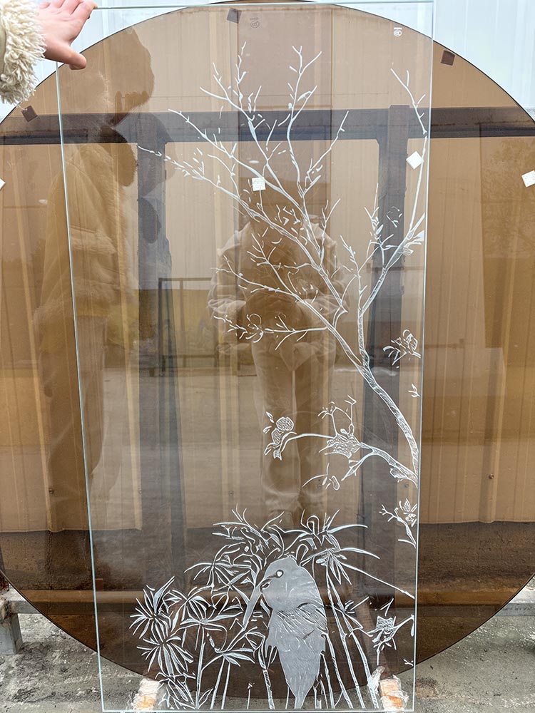 水晶激光内雕网红打卡背景