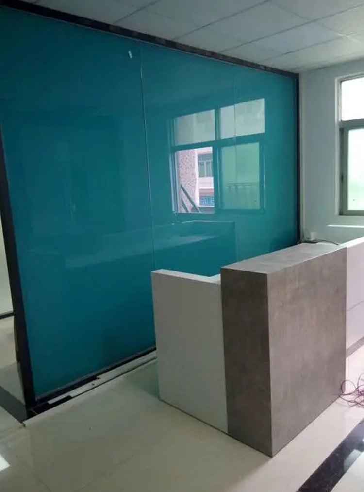 淋浴房隔断钢化烤漆彩色玻璃