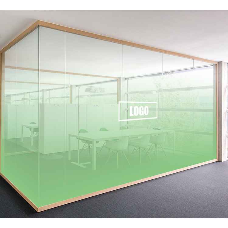 几何渐变线条办公室渐变隔断装饰玻璃