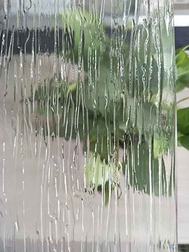 水立方超白金碧莎压花钢化玻璃