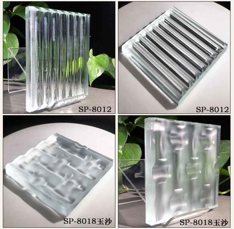 超白透明方形卫生间异形弧形玻璃